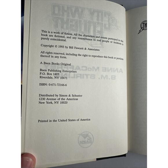 The City Who Fought. Anne McCaffrey/S M Stirling. (1993 HC DJ BCE) - Picture 9 of 10